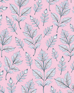 Delicate Pastel Feather Branches Rug