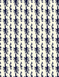 Dark Navy Abstract Organic Branch Rug