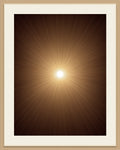 Radiant Sunburst Brown Rug