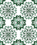 Jasmine Bloom Mandala Green Rug