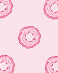 Sweet Pink Donut Sprinkle Collection Rug