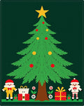 Festive Christmas Tree Gift Stack characters Rug