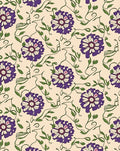 Purple Floral Vine Meadow Rug