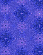 Violet Mandala Bloom Repeating Rug