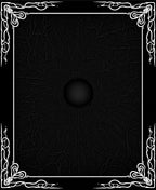 Gothic Black Spiderweb Tunnel Rug