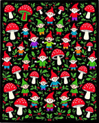 Whimsical Gnomes Mushroom Forest Collection Rug