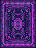 Vivid Amethyst Mandala Medallion Rug