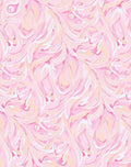 Soft Pink Swirl Abstract Flow Rug