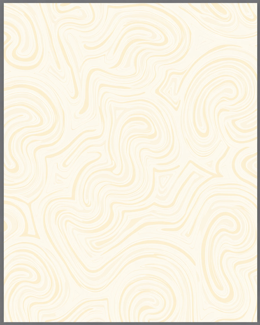 Creamy Swirl Marble Abstract Rug