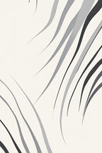 Modern Gray Gradient Wave Rug