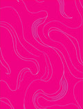 Flamboyant Pink Swirl Dot Rug