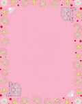 Pink Floral Sunburst Aborigine Art Rug