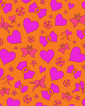 Love Hearts Butterflies And Bows Rug