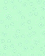 Mint Green Floral Scatter Rug