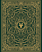 Emerald Gold Intricate Symmetry Mandala Rug