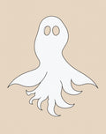 Spooky White Ghost Tentacle Aura Rug