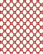Crimson Lattice Geometric Rug