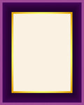 Rich Amethyst Gold Border Rectangular Rug
