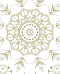 Gold Sun Eye Mandala Rug