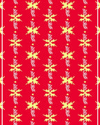 Red Yellow Abstract Vertical Column Rug