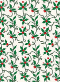 Holiday Holly Berry Vine Rug