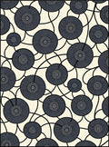 Dark Gray Circular Radiating Elements Rug