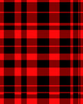Classic Red Black Checkered Plaid Rug
