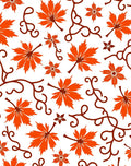 Autumn Maple Leaf Vine Rug