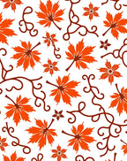 Autumn Maple Leaf Vine Rug