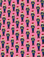Cute Scarlet Soldier Repeat Rug