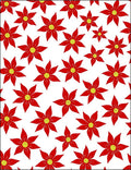 Crimson Bloom Scatter Rug
