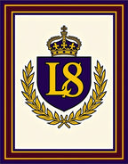 Royal Crest Emblem Laurel Wreath Rug