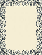 Cream Ivory Ornate Scroll Vine Rug
