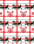 Red Buffalo Check Festive Animal Rug