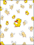 Yellow Ducks All Over Rug