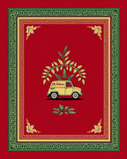 Yellow Van Red Foliage Border Rug