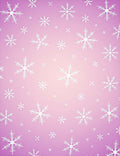 Pink Snowflake Cluster Background Rug