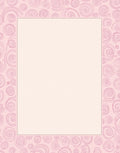 Pastel Pink Swirl Collage Rug