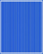 Bright Blue Vertical Stripe Rug