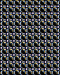 Iridescent Spheres Geometric Mosaic Rug