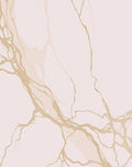 Pale Pink Gold Vein Marble Rug
