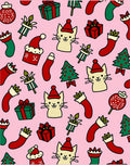 Cute Christmas Cats Gifts and Stockings Rug