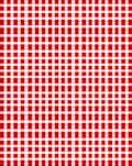 Classic Red White Gingham Checked Rug