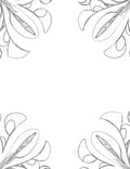 Elegant Gray Floral Scrolls Rug