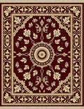 Crimson Gold Oriental Vine Rug