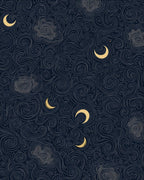 Cosmic Swirl Moon Night Rug