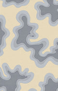Tonal Gray Abstract Contour Layers Rug