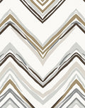 Chevron Zigzag Earthy Tone Rug