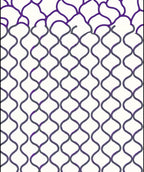 Deep Purple Lattice Waves Rug
