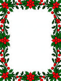 Festive Red Holly Berry Border Rug